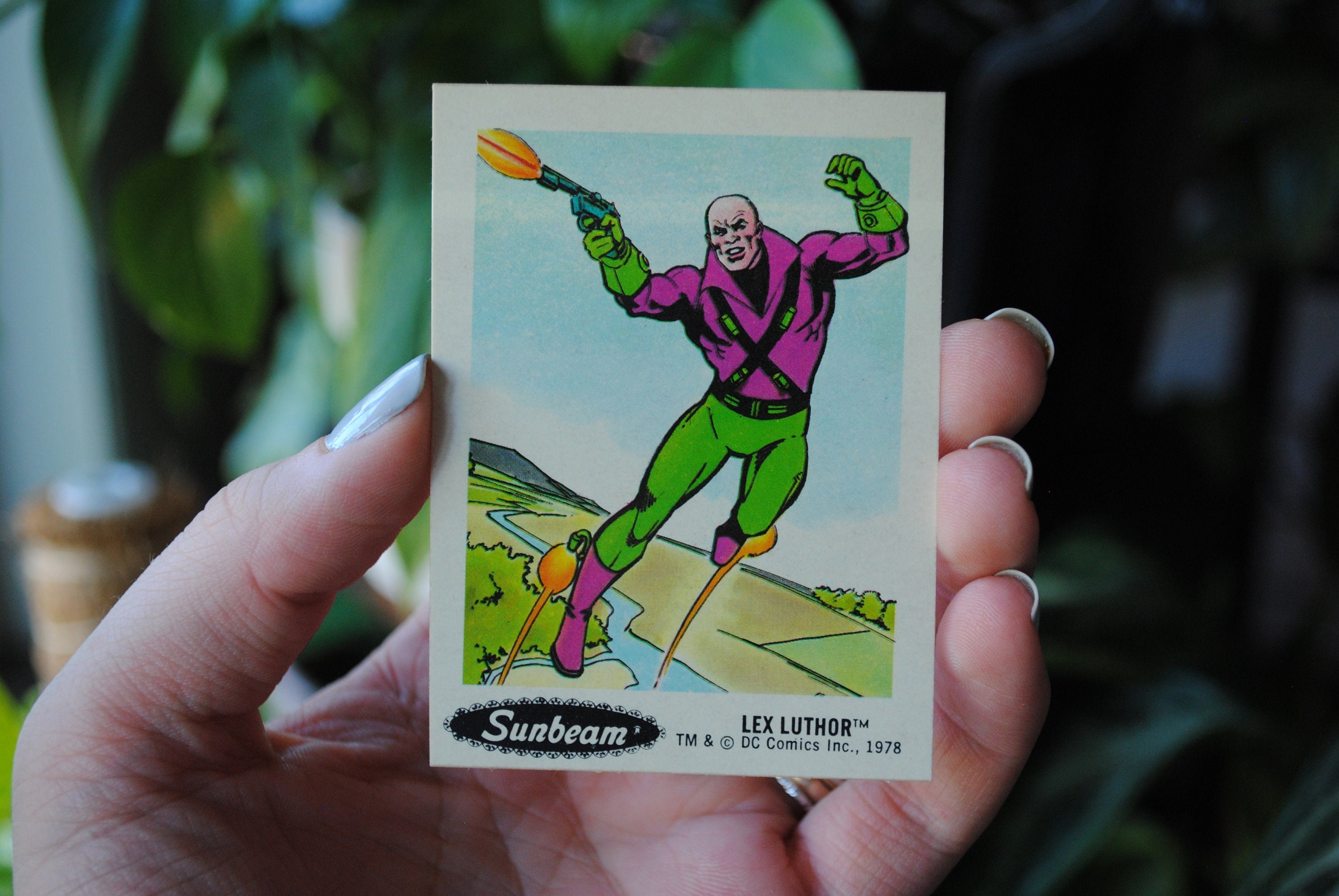 レア 1978 SUPERMAN Sunbeam シール ビンテージ PSA 5 1978 Lex Luthor Sticker - Superman - DC Comics - Sunbeam