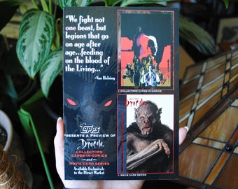 Bram Stokers Dracula Vampire Movie Trading Cards Horror Scary