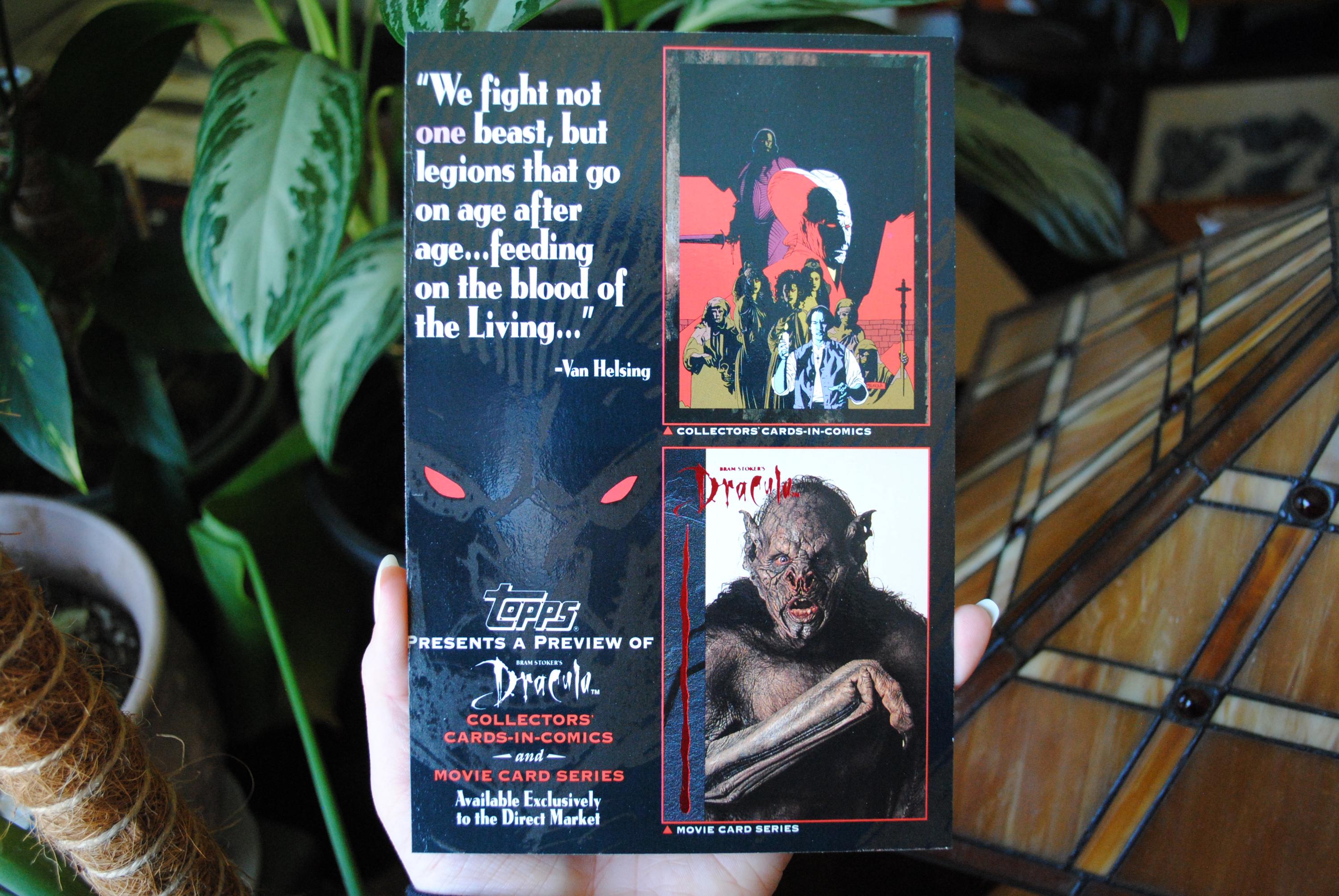 1992 Topps Dracula Trading Card - Etsy