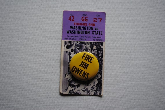 Vintage Fire Jim Owens Pin Back Button - 1973 App… - image 6