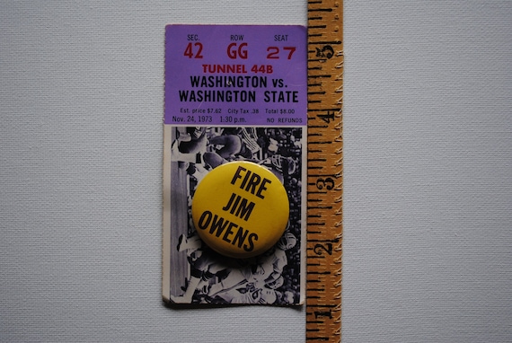 Vintage Fire Jim Owens Pin Back Button - 1973 App… - image 7