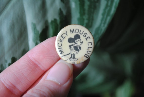 1930's Mickey Mouse Club Button - Pin Back - Fan … - image 8