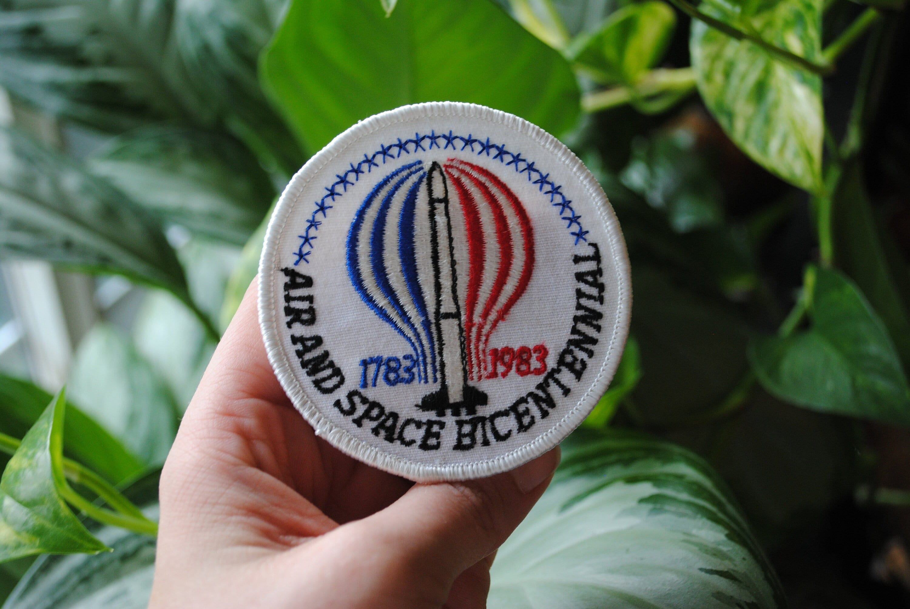 1983 Air and Space Bicentennial Patch - 1783 - 1983 Souvenir - Hot