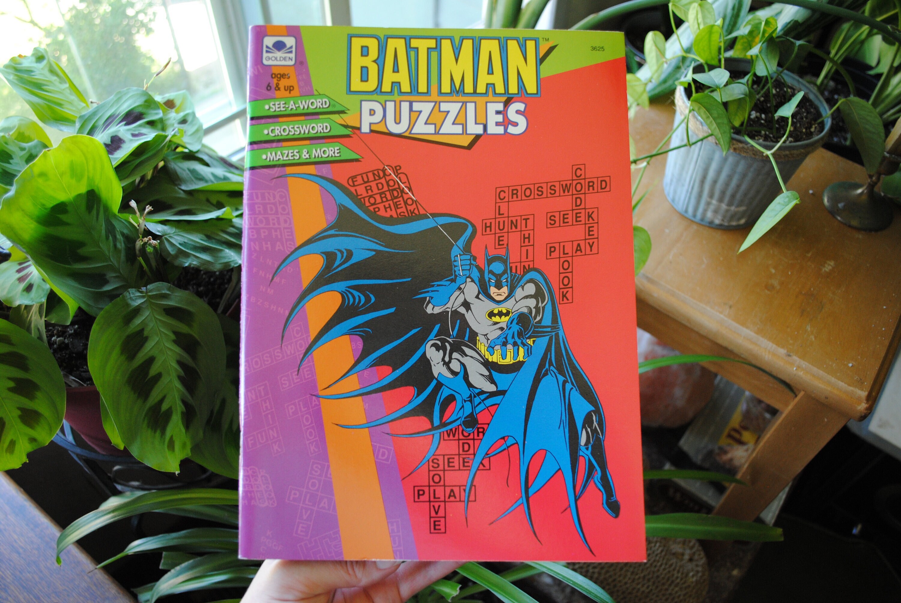 Vintage Batman Puzzles Activity Book 1991 A Golden Book - Etsy