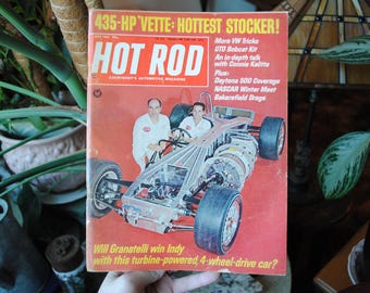 Vintage Hot Rod Magazine, November 1975, Special Vans Issue - Etsy