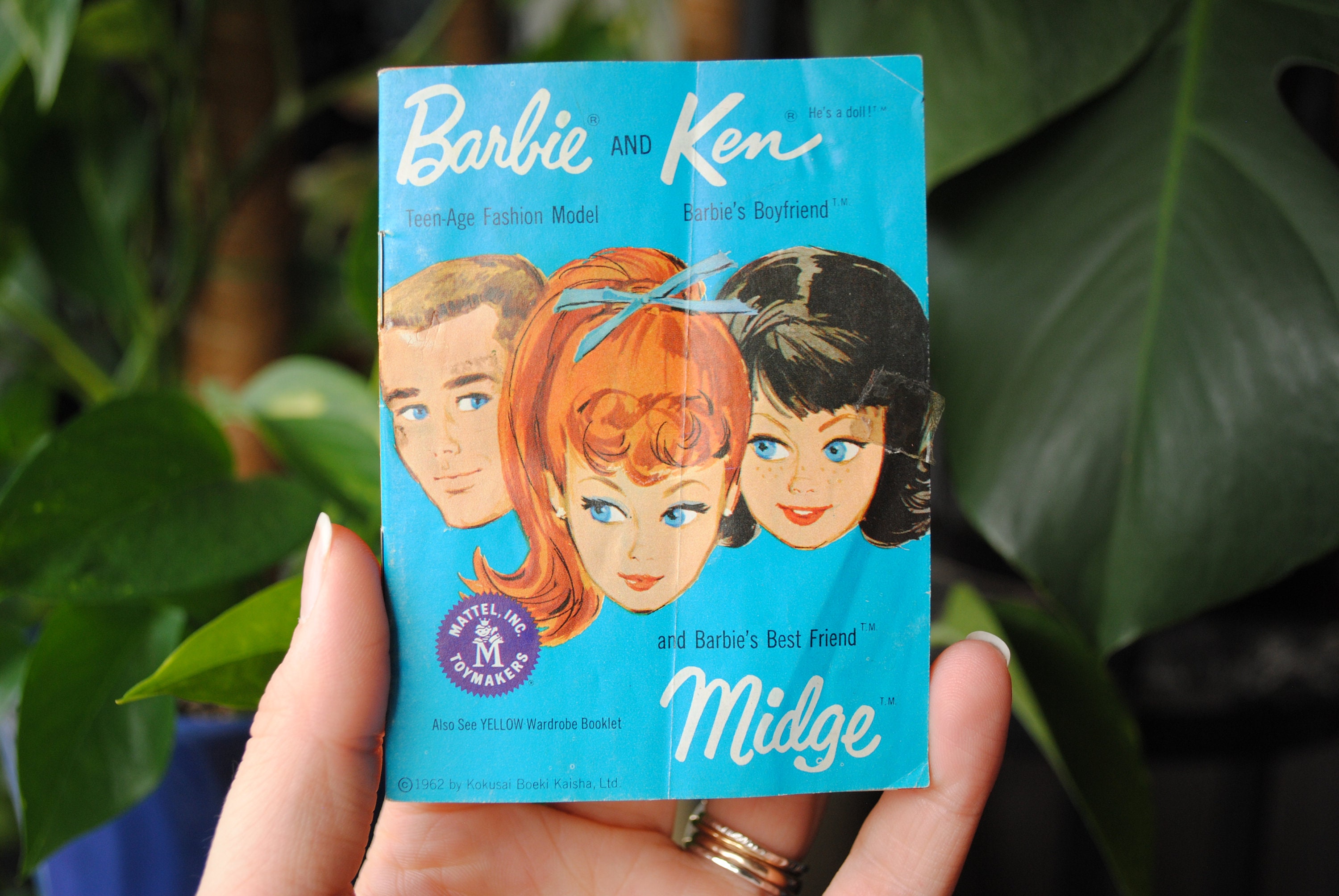 い*雲様 昭和　当時物　未開封　Barbie＆Midge バービー＆ミッヂ　服＆ 1962 Barbie Blue Wardrobe Booklet - Barbie and Ken and Midge
