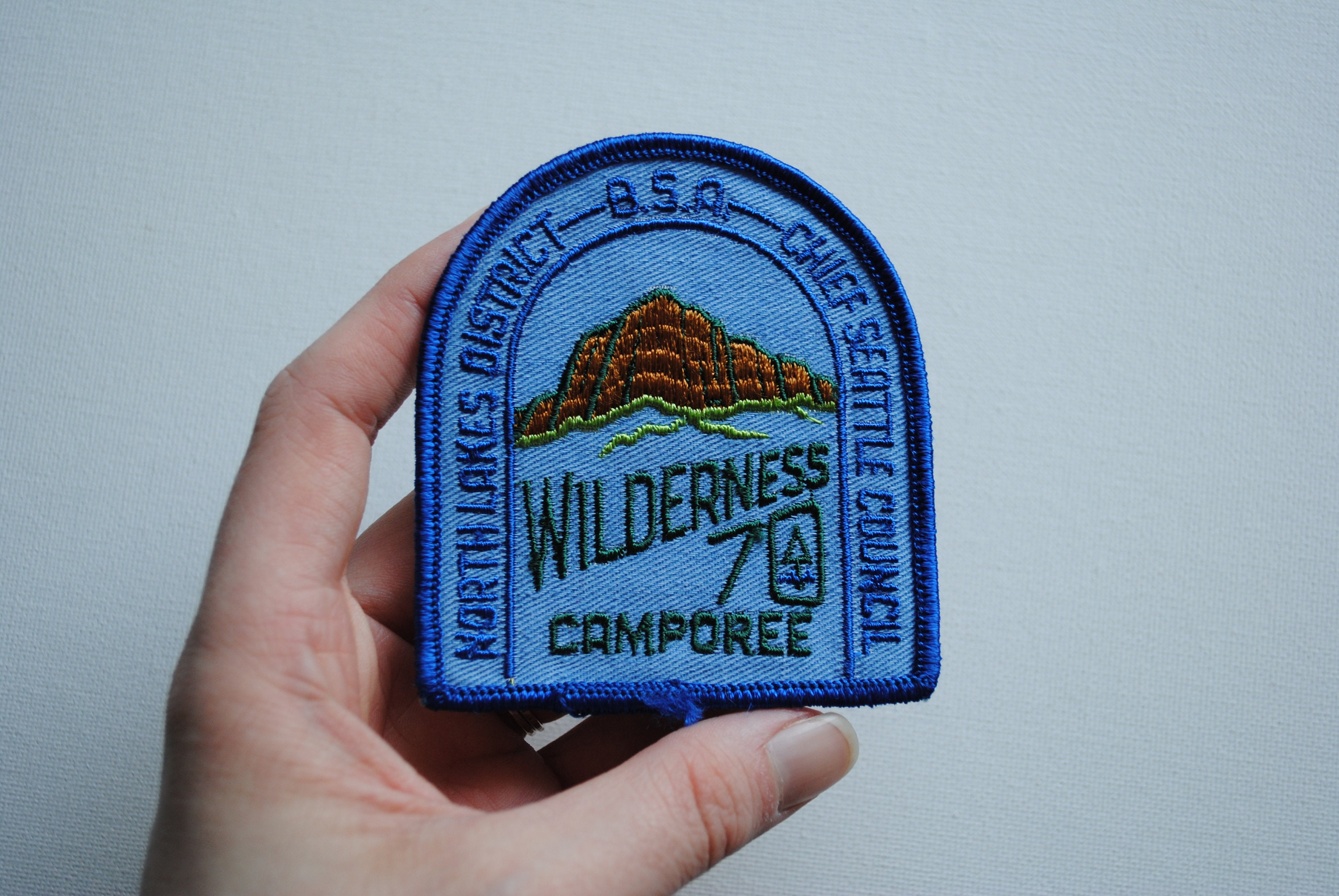 Vintage Chief Seattle Council BSA Patch Northlakes District Etsy