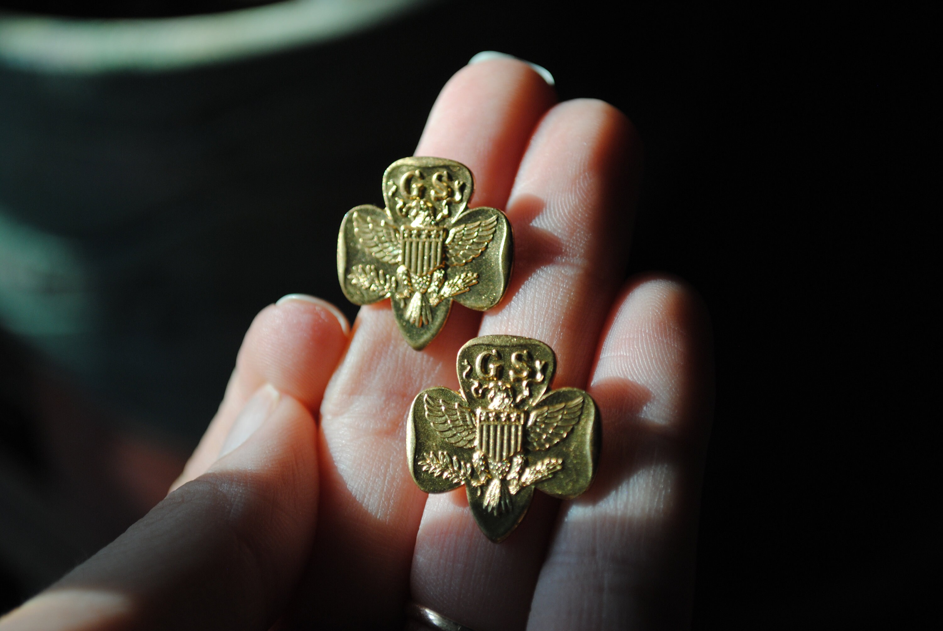 Vintage Girl Scouts Membership Pin Badge Button Lapel Etsy