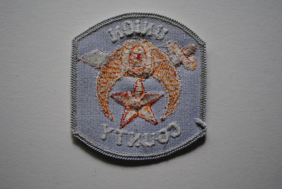 Vintage Union County Patch - Shriners Emblem - Ma… - image 4