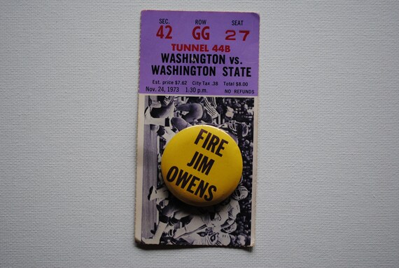 Vintage Fire Jim Owens Pin Back Button - 1973 App… - image 5