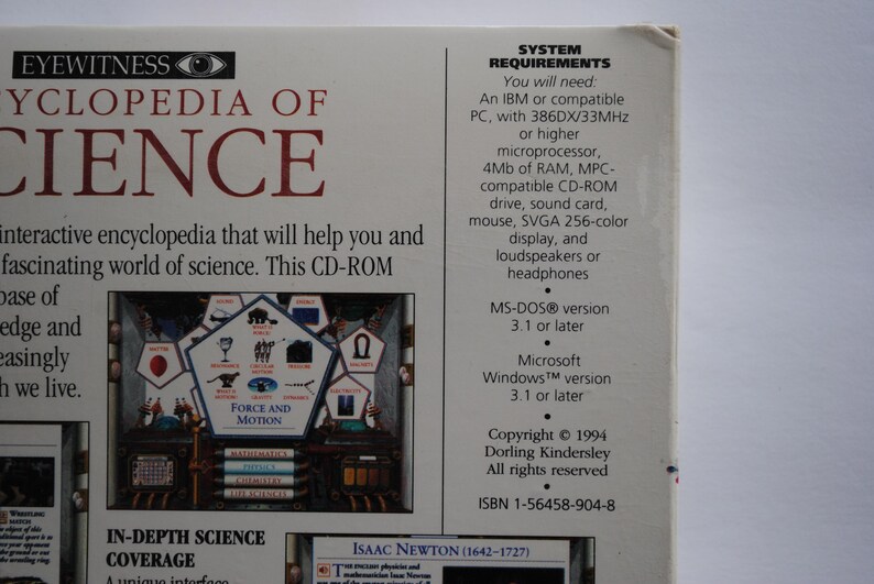 1994 Eyewitness Encyclopedia of Science - DK Multimedia - Digital ...