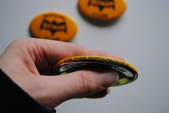 1960's Official Batman Club Pin Back Button - Bat… - image 5