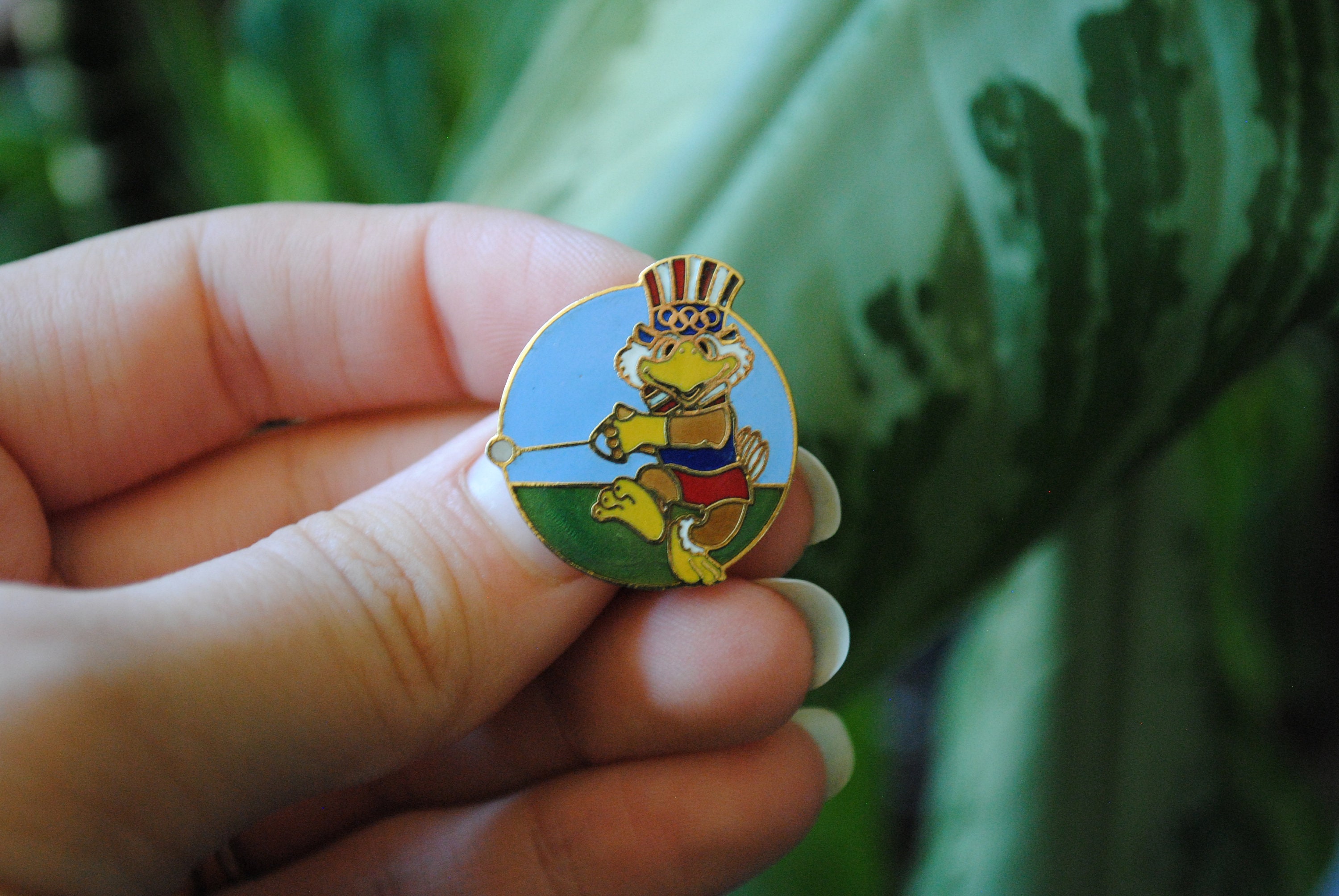 1984 Summer Olympics Pin - Hammer Throw - Track & Field - Sam the ...
