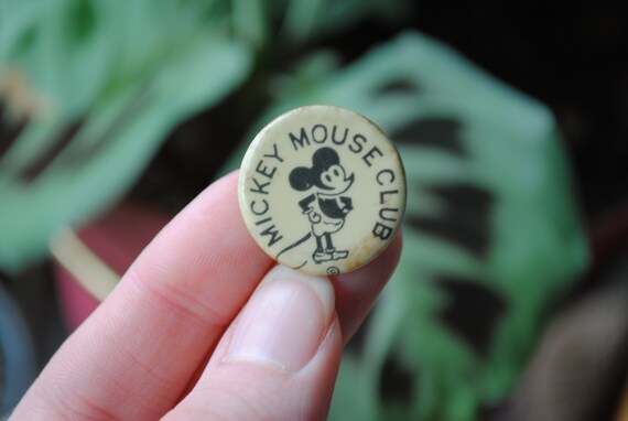 1930's Mickey Mouse Club Button - Pin Back - Fan … - image 10