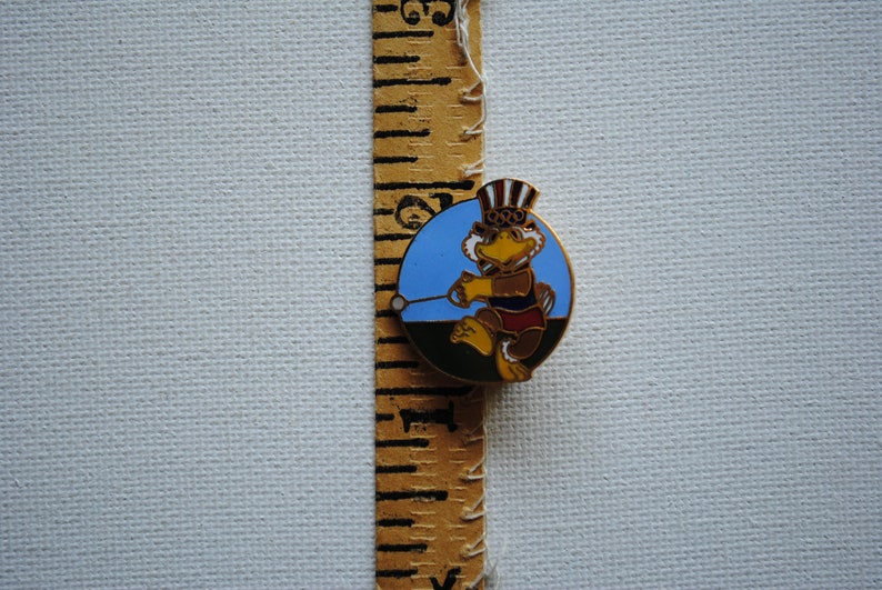 Vintage 1984 Summer Olympics Pin Hammer Throw Track & Etsy