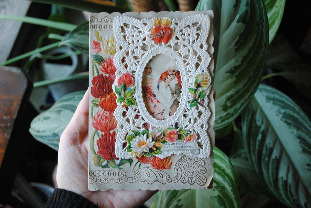 Early 1900's Detailed Valentine - Valentine's Day Card - Victorian ...