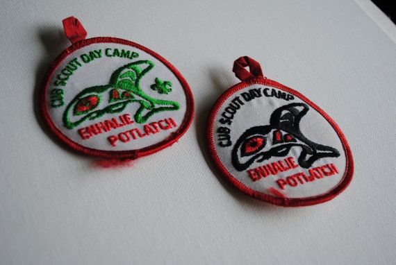 Vintage Enhalie Potlatch Cub Scout Day Camp Patch… - image 4