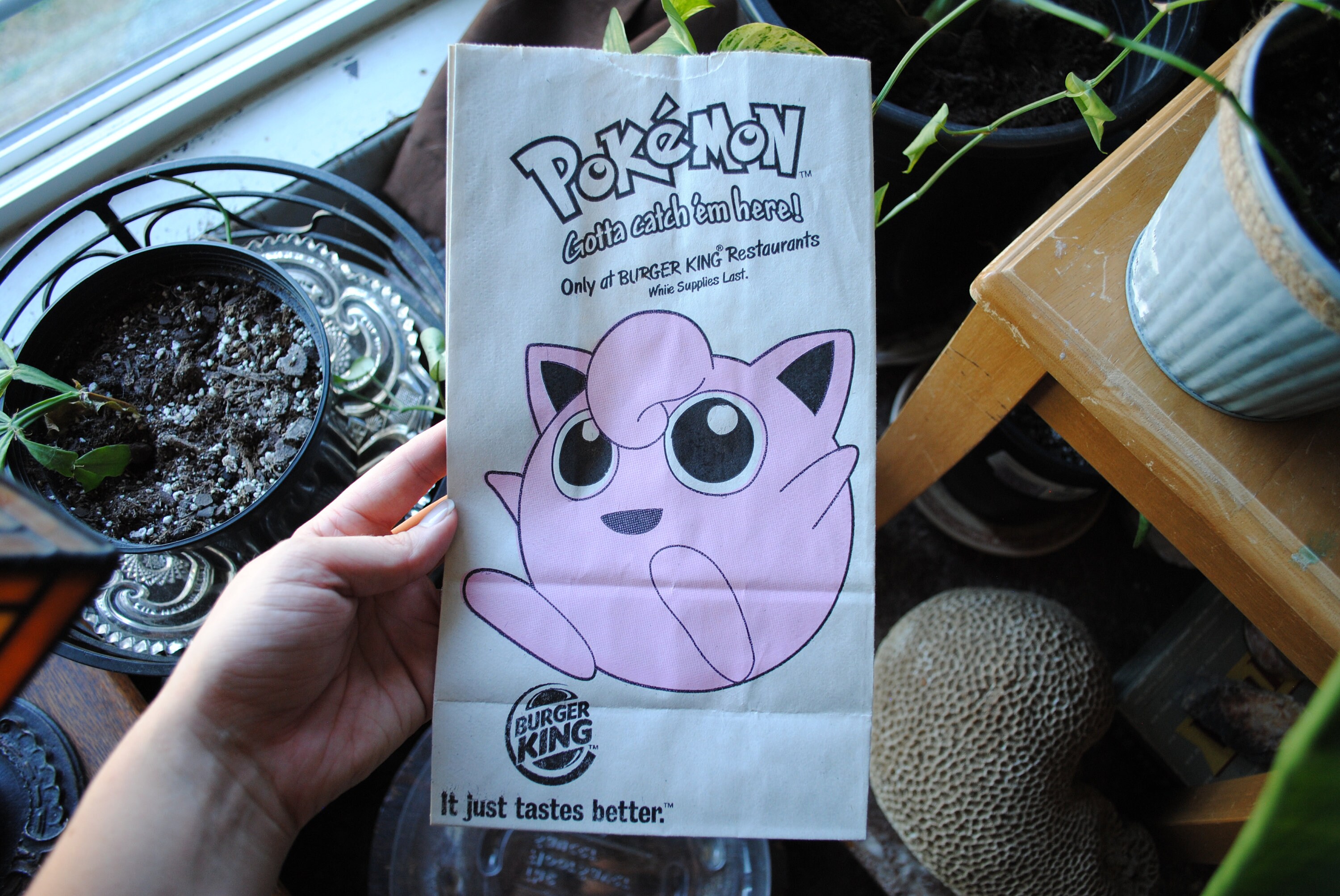 Vintage 1999 Pokémon Burger King Paper Kids Meal Bag | eBay