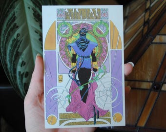1993 Valiant Postcard No. 2 - Ninjak #1 Promotional Postcard - 1990's Comic Advertisement