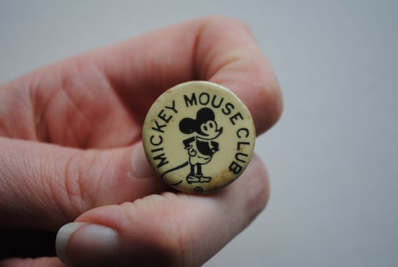 1930's Mickey Mouse Club Button - Pin Back - Fan … - image 7