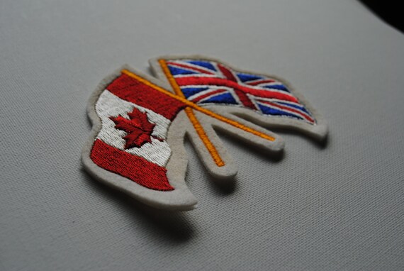 Vintage Canadian Flag and Royal Union Flag Patch … - image 3
