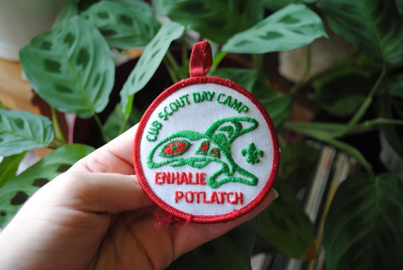Vintage Enhalie Potlatch Cub Scout Day Camp Patch… - image 7