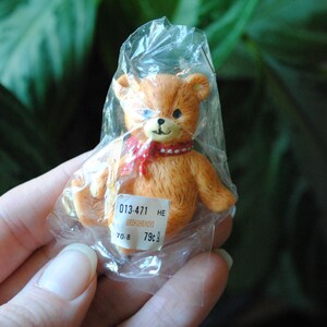1980&#39;s Teddy Bear Vintage Magnet - Bear With Red Bow - Lucy Rigg - Lucy And Me - Retro 80&#39;s - Original - NOS - Vintage Teddy Bear Fan