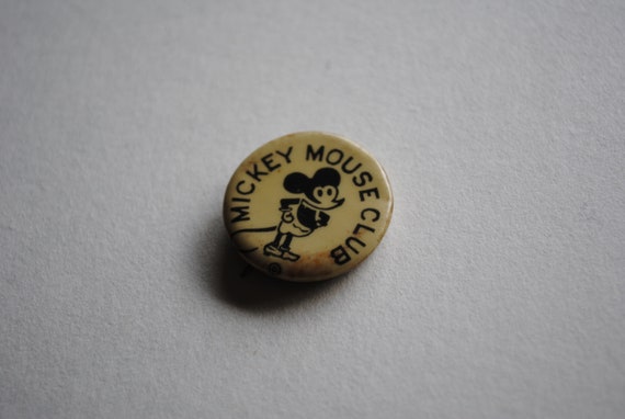 1930's Mickey Mouse Club Button - Pin Back - Fan … - image 3