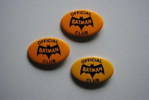 1960's Official Batman Club Pin Back Button - Bat… - image 2