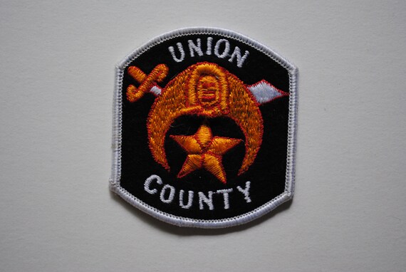 Vintage Union County Patch - Shriners Emblem - Ma… - image 2