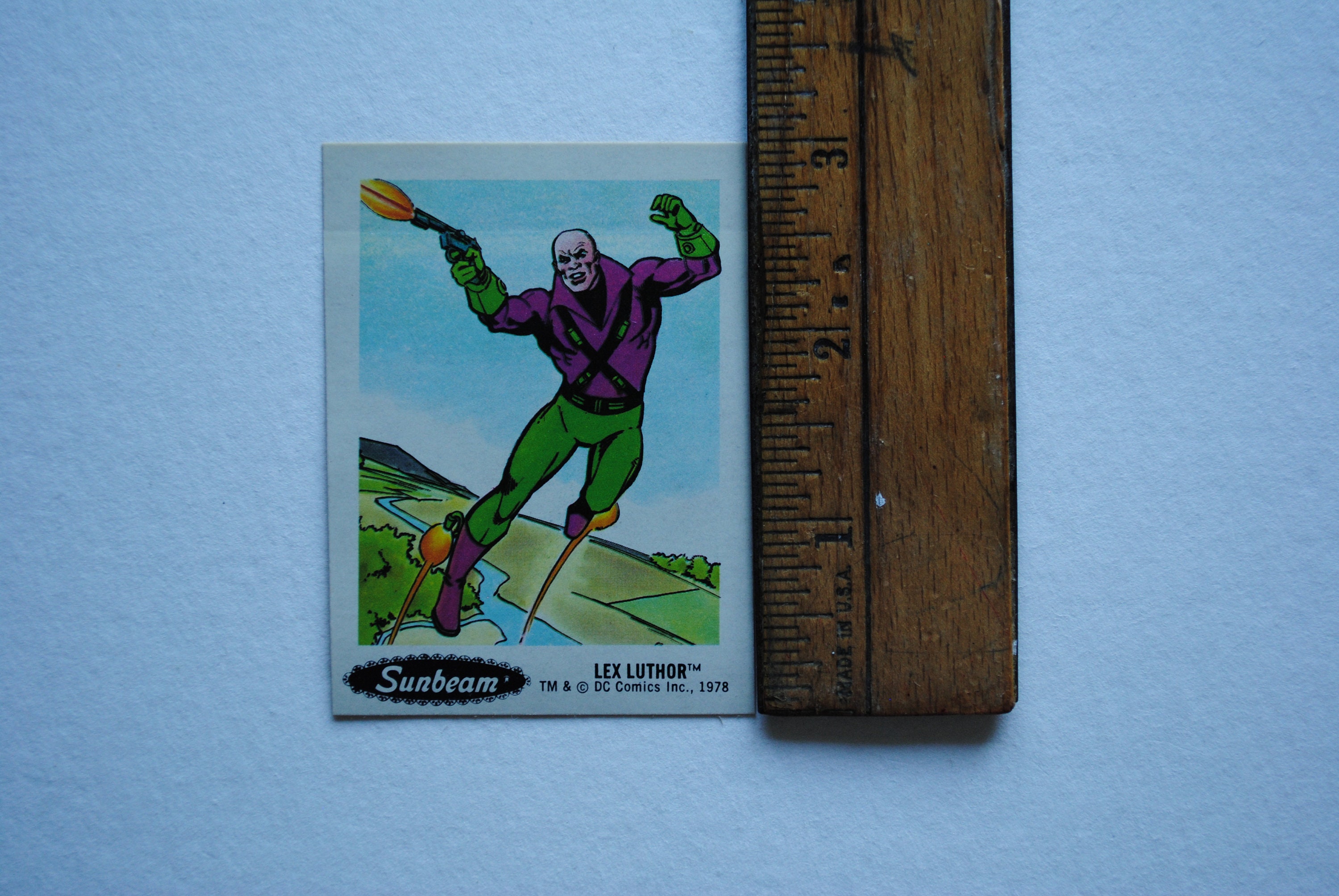 レア 1978 SUPERMAN Sunbeam シール ビンテージ PSA 5 レア 1978 SUPERMAN Sunbeam シール ビンテージ PSA 5