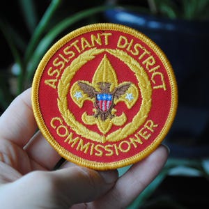 Vintage Assistant District Commissioner Patch - Boy Scouts of America - BSA Patch - Leadership Patch - 1970&#39;s