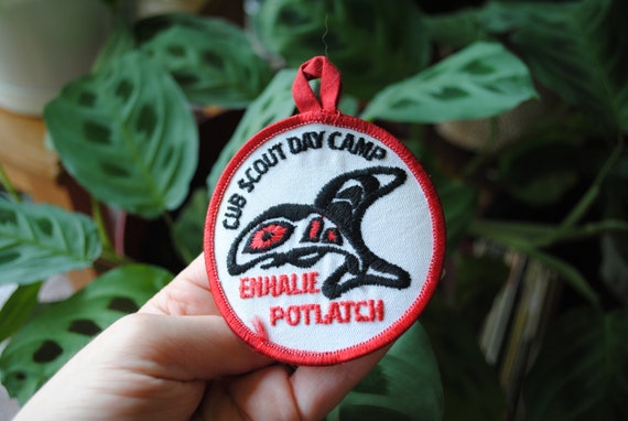 Vintage Enhalie Potlatch Cub Scout Day Camp Patch… - image 8
