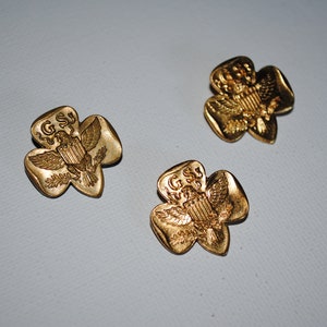 Vintage Girl Scouts lidmaatschapsspeld - badge - knoop - reversspeld afbeelding 5