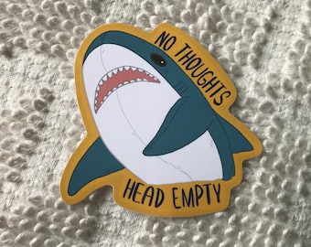 Swedish Shark Vinyl sticker funny IKEA inspired BLÅHAJ