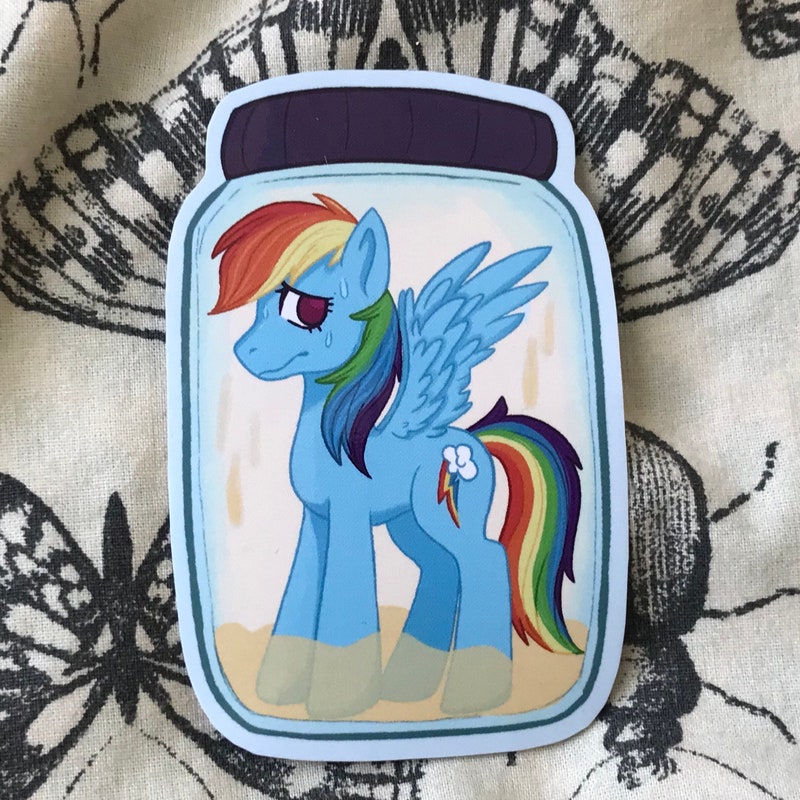rainbow dash jar