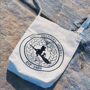 Kiki&#39;s Delivery Service Messenger Bag Adjustable strap studio Ghibli inspired purse
