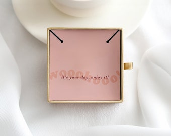 Birthday Jewelry Gift Box | Message Card for Jewelry | Jewelry Gift for Birthday | Birthday Gift for Her | Gift for Girlfriend