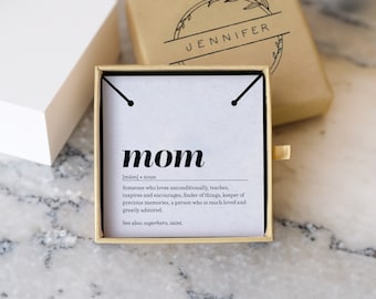 Mother's Day Jewelry Gift Box | Message Card for Jewelry | Jewelry Gift for Mom | Mother's Day Gift | Gift for Mum