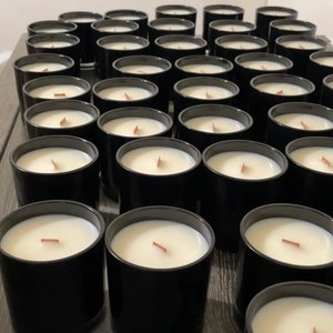 100PC Wood Candle Wick With Clips for Making Soy Candle Cross