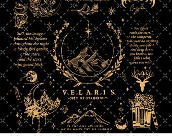Velaris Png, Velaris City Of Starlight Png, The Night Court Png, SJM Merch Png, City of Starlight Sweater, ACOTAR Png, ACOTAR Velaris Png