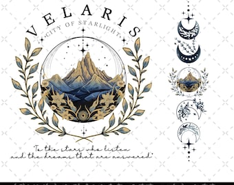Velaris Png, Velaris City Of Starlight Png, The Night Court Png, SJM Merch Png, City of Starlight Sweater, ACOTAR Png, ACOTAR Velaris Png