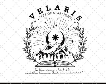 Velaris Png, Velaris City Of Starlight Png, The Night Court Png, SJM Merch Png, City of Starlight Sweater, ACOTAR Png, ACOTAR Velaris Png