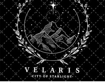 Velaris Png, Velaris City Of Starlight Png, The Night Court Png, SJM Merch Png, City of Starlight Sweater, ACOTAR Png, ACOTAR Velaris Png