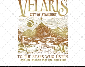 Velaris Png, Velaris Ciudad de Starlight Png, La Corte Nocturna Png, SJM Merch Png, Suéter de la Ciudad de Starlight, ACOTAR Png, ACOTAR Velaris Png