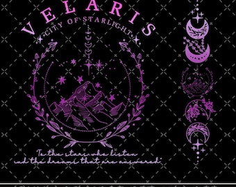 Velaris Png, Velaris Ciudad de Starlight Png, La Corte Nocturna Png, SJM Merch Png, Suéter de la Ciudad de Starlight, ACOTAR Png, ACOTAR Velaris Png