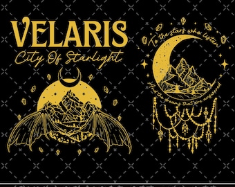 Velaris Png, Velaris City Of Starlight Png, The Night Court Png, SJM Merch Png, City of Starlight Sweater, ACOTAR Png, ACOTAR Velaris Png