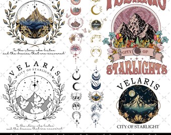 Velaris Bundle Png, Velaris City Of Starlight Png, The Night Court Png, SJM Merch Png, City of Starlight Png, ACOTAR Png, ACOTAR Velaris Png