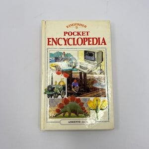 Kingfisher Pocket Encyclopedia Childrens Vintage Hardcover Reference Book