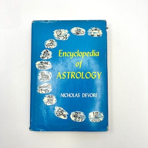 Encyclopedia of Astrology Nicholas DeVore Vintage Book 1947 Zodiac Witchy Occult